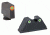 Ameriglo Tritium Front Rear Tall Suppressor Set, green orange GL-331