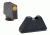 Ameriglo Tritium Front Rear Tall Suppressor Set, green orange GL-511