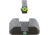 AmeriGlo Tritium Night Sights, For Glock 20/21 Pro i-Dot set GRN / Lime Outline ProGlo Front with single GRN Rear GL-303