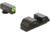 AmeriGlo Trooper Sets for Walther PDP w/Green Tritium LumiGreen Outline Front/ Green Tritium Black Outline Rear, WA-819