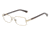 Armani EA1004 Progressive Prescription Eyeglasses 3013-52 - Pale Gold Frame