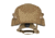 ArmorSource AS-200 Full Cut NIJ IIIA Fully Loaded Ballistic Helmet, Coyote Brown, Small, 200SRCCBSU3LR3KV2