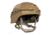 ArmorSource AS-200 Full Cut NIJ IIIA Fully Loaded Ballistic Helmet, Coyote Brown, Small, 200SRCCBSU3LR3KV2