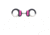 ASP Identifier Chain Ultra Plus Cuffs Steel Bow, Pink, 56064