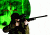 ATN Aries MK390 Paladin Night Vision Rifle Scope, Black w/ Red on Green Reticle