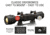 ATN Thor LTV 4-12x Thermal Imaging Rifle Scopes Gen 5, 320x240 w/ Video Recording, Black, TIWSTLTV325X