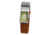 Axcent Freja Slim Watch, Brown Strap, Green Face, Silver Hands X47002-456