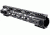 Barska 12 in AR Quad Rail w/ Key Mold System, KeyMod Mounting Slots, Free Floating Design, Black AW12688