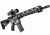 Barska 12 in AR Quad Rail w/ Key Mold System, KeyMod Mounting Slots, Free Floating Design, Black AW12688