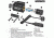 Barska 4x30 IR Electro Sight with Green Laser &amp; LED Flashlight Combo Pack, GLX Green Laser, 210 Lumen, Light DA12190