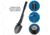 Barska Sharp-200 Professional Metal Detector Field Kit, Black/Green, Medium, BE13962