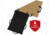 Battle Steel Battle Steel Ballistic Blanket, Level IIIA, 2' x 6', Coyote/Black, BATTLESTEEL-BBIIIA62-COYOTE
