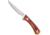 Bear and Son Knives Bird &amp; Trout Fixed Blade Knife, 3in, 440 Stainless Steel, Stag Delrin Handle w/ Leather Sheath, 751
