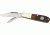 Bear &amp; Son Barlow Fold Knife, High polished 1095 Carbon Steel Blade, Red Stag Bone handl BCCRSB281