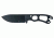 KA-BAR Knives Becker Necker Knife, Black, Plain Edge