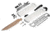 Benchmade Shootout Automatic Folding Knife, 3.51in, CPM-CruWear, Tanto Blade, Cool Gray Handle, 5370FE-02