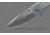 Benchmade 748 Narrows Folding Knife, 3.43in, M390 58-61HRC, Plain Drop Point, Raw Titanium, 748