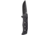 Benchmade Adamas Manual Folding Knife, Black Fine Edge Blade, Black G10 Handle 275BK