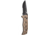 Benchmade Adamas Manual Folding Knife, Combo Edge Black Blade, Sand Handle, Sand Pouch 275SBKSN