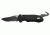 Benchmade Triage Automatic Folding Knife, 3.58 in, N680/440C Steel, ComboEdge, BK1 Coated Blade, Aluminum/G10, Black Handle, 9170SBK