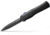 Benchmade Autocrat Automatic Folding Knife, 3.71in, Double Edge Blade, Black Handle, 3400BK