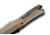 Benchmade Autocrat Automatic Folding Knife, 3.71in, Double Edge Blade, Coyote Brown Handle, 3400BK-2