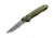 Benchmade Bailout Folding Knife, 3.38in, CPM-M4 Serrated Tanto Blade, Woodland Green Handle, 537SGY-1