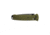 Benchmade Bailout Folding Knife, 3.38in, CPM-M4 Serrated Tanto Blade, Woodland Green Handle, 537SGY-1