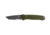 Benchmade Bailout Folding Knife, 3.38in, CPM-M4 Serrated Tanto Blade, Woodland Green Handle, 537SGY-1