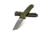 Benchmade Bailout Folding Knife, 3.38in, CPM-M4 Non Serrated Tanto Blade, Woodland Green anodized 6061-T6 aluminum handle, 537GY-1