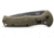 Benchmade Claymore Automatic Folding Knife, 3.6in, CPM-D2 Tool Steel, Drop Point Blade, Textured Grivory With SS Liners Ranger Green Handle, 9070SBK-1