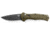 Benchmade Claymore Automatic Folding Knife, 3.6in, CPM-D2 Steel, Drop Point Blade, Textured Grivory With SS Liners Foliage Green Handle, 9070BK-1