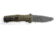 Benchmade Claymore Automatic Folding Knife, 3.6in, CPM-D2 Steel, Drop Point Blade, Textured Grivory With SS Liners Foliage Green Handle, 9070BK-1