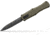 Benchmade Claymore OTF Dagger Automatic Folding Knife, 3.89in, CPM-D2 Steel, Dagger Blade, Grivory Ranger Green, 3370GY-1