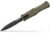 Benchmade Claymore OTF Dagger Automatic Folding Knife, 3.89in, CPM-D2 Steel, Dagger Blade, Serrated, Grivory Ranger Green, 3370SGY-1