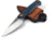 Benchmade Dacian Fixed Blade Knife, 3.54in, Magnacut Stainless Steel, Spear-Point, Micarta, Blue Denim, Brown Sheath, 203-04
