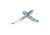 Benchmade Fishcrafter Fixed Blade Knife, 9.05in, CPM-MagnaCut, Depth Blue, 18020