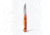 Benchmade Flyway Fixed Blade Knife, 2.7in, CPM-154 Stainless Steel, Straight Back Blade, G10, Orange Handle, 15700