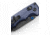 Benchmade Full Immunity Folding Knife, 2.5in, CPM-M4 Cobalt Black Cerakote, Wharncliffe Blade, Crater Blue Aluminum Handle, 290BK