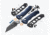 Benchmade Full Immunity Folding Knife, 2.5in, CPM-M4 Cobalt Black Cerakote, Wharncliffe Blade, Crater Blue Aluminum Handle, 290BK