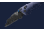 Benchmade Full Immunity Folding Knife, 2.5in, CPM-M4 Cobalt Black Cerakote, Wharncliffe Blade, Crater Blue Aluminum Handle, 290BK