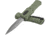 Benchmade Mini Claymore OTF Dagger Automatic Folding Knife, 3.02in, CPM-D2 Steel, Dagger Blade, Ranger Green, 3375GY-1