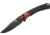 Benchmade Mini Crooked River Folding Knife, 3.4in, CPM-Magnacut Stainless Steel, Clip-Point, 6061-T6 Aluminum, Burnt Copper/ Black, 15085BK-04
