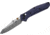 Benchmade Mini Osborne Folding Knife, 2.92in, M390 Steel, Reverse Tanto, Micarta, Blue Denim, 945-04