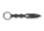 Benchmade Mini SOCP Fixed Blade Knife, 2.22in 440C Stainless Steel Spear Point Blade, Stainless Steel, Black Costed Handle, 177BK