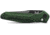 Benchmade Osborne Automatic Folding Knife, 3.4 in, CPM-S30V Steel, Tanto, Green, 9400BK