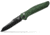 Benchmade Osborne Automatic Folding Knife, 3.4 in, CPM-S30V Steel, Tanto, Green, 9400BK