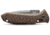 Benchmade Presidio II, Axis Automatic Folding Knife, 3.72in CPM-M4 Super Steel Drop Point Blade, 6061-T6 Aluminum With Burnt Bronze Anodize Handle, 5700SGY-1