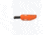 Benchmade Raghorn Fixed Blade Knife, 4in, CPM-Cru-Wear Tool Steel, Drop Point Blade, Carbon Fiber 3K Twill, Black/Orange Handle, 15600OR