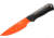 Benchmade Raghorn Fixed Blade Knife, 4in, CPM-Cru-Wear Tool Steel, Drop Point Blade, Carbon Fiber 3K Twill, Black/Orange Handle, 15600OR
